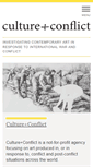 Mobile Screenshot of cultureandconflict.org.uk