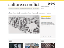 Tablet Screenshot of cultureandconflict.org.uk